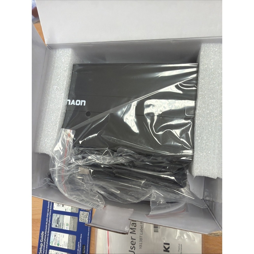 Knaon Bluetooth thermal ShippingLabel Printer 4x6 Portable Label Printer Black - Picture 2 of 10